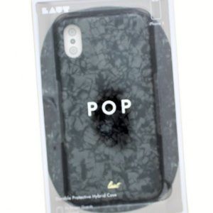 LAUT Pop Protective Hybrid Case iPhone X Black Pearl